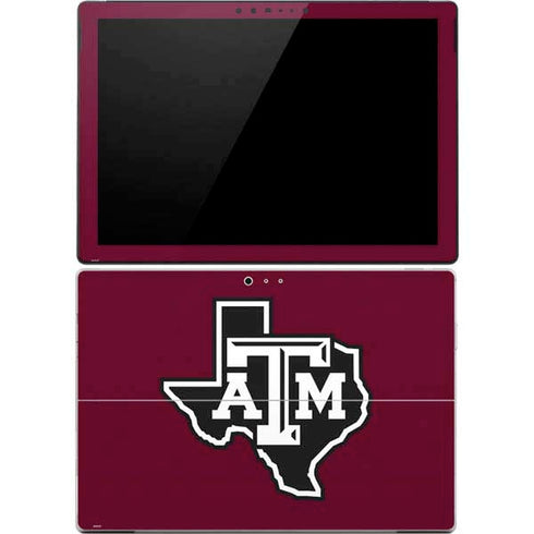 Texas A&M University Black Logo Surface Pro 4 Skin